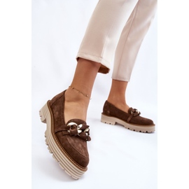 Chaussures en daim femme Laura Messi 2523 vert 4