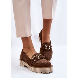 Chaussures en daim femme Laura Messi 2523 vert 3