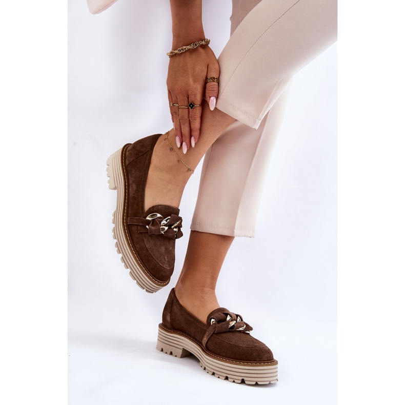 Chaussures en daim femme Laura Messi 2523 vert 2