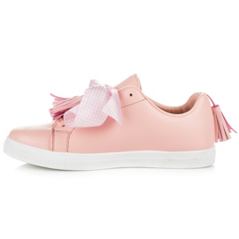 Vices Baskets Boho avec ruban rose 3