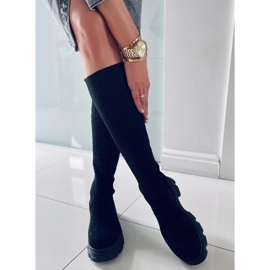 BM Janelle Bottines chaussettes noires le noir 2