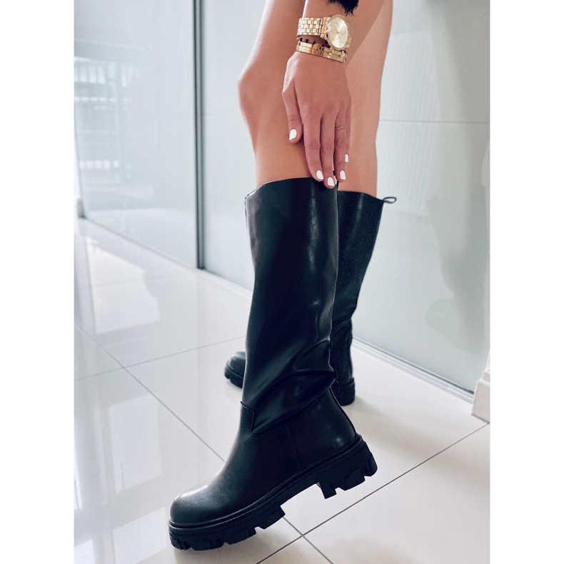 BM Bottes d'équitation femme Powell Noir 1