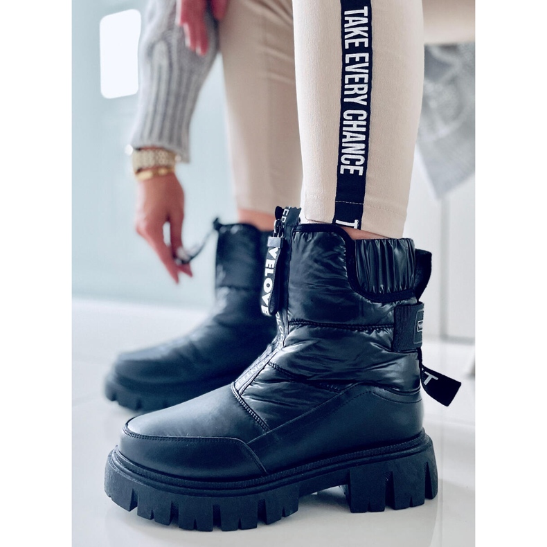 BM Bottes de neige isolées de Joanie Black le noir 2 BM Bottes de neige isolées de Joanie Black le noir 2