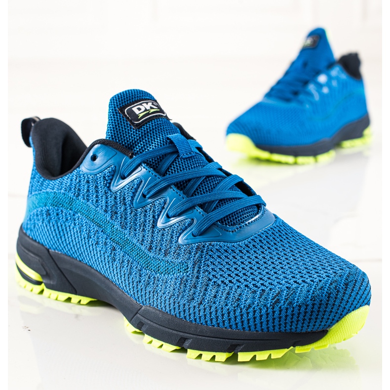 DK Chaussures de sport confortables pour hommes bleu 1 DK Chaussures de sport confortables pour hommes bleu 1