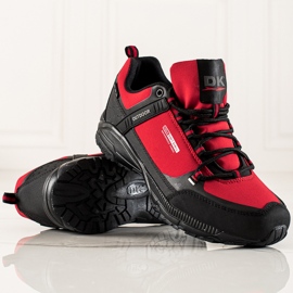 Chaussures de trekking pour hommes DK le noir rouge 2 Chaussures de trekking pour hommes DK le noir rouge 2