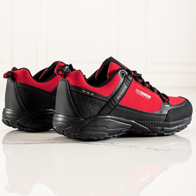 Chaussures de trekking pour hommes DK le noir rouge 1 Chaussures de trekking pour hommes DK le noir rouge 1