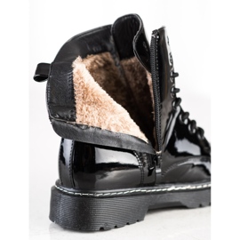 SHELOVET Bottes noires à la mode le noir 1