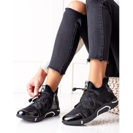 Chaussures de sport à enfiler VINCEZA noir 1