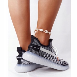 PA1 Chaussures De Sport Sur Une Semelle Gel Noir Freestyler blanche le noir 3