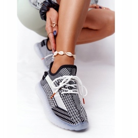 PA1 Chaussures De Sport Sur Une Semelle Gel Noir Freestyler blanche le noir 4