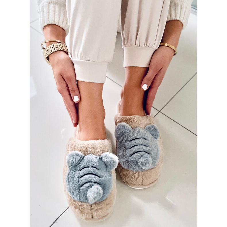 PA1 Chaussons Femme Beige Perle 1