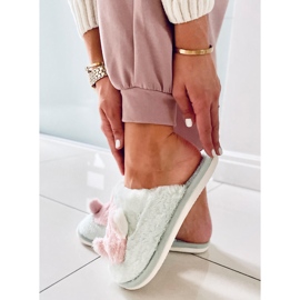 PA1 Chaussons femme Pearl Mint vert rose 2