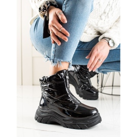 Bottes de neige sur la plateforme VINCEZA le noir 2