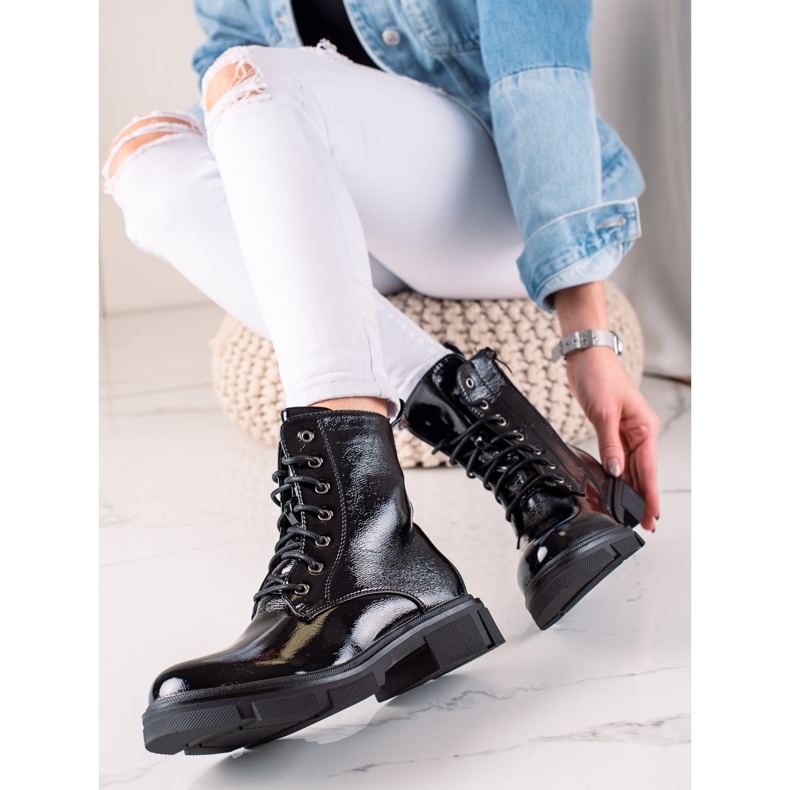 Marquiz Ouvriers vernis noir 1