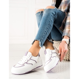 Weide Baskets décontractées confortables blanche 2