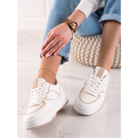 Weide Baskets décontractées confortables blanche 2