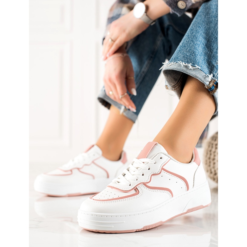 Weide Baskets décontractées confortables blanche 1