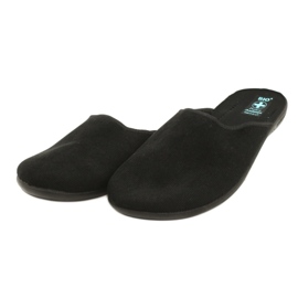 Chaussons Velours Côtelé Homme Adanex noir le noir 3 Chaussons Velours Côtelé Homme Adanex noir le noir 3