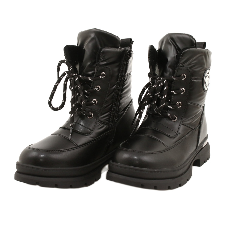 Bottes De Neige Pour Enfants Miss Evento 22DZ23-5258 Noir 2