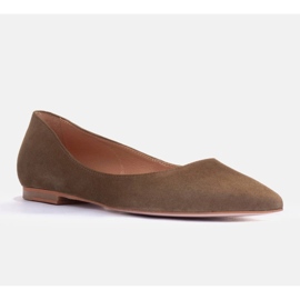 Marco Shoes Ballerines subtiles kaki vert 1