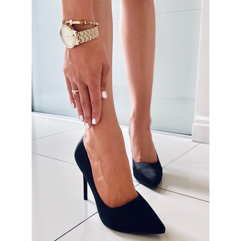 PA1 Escarpins femme en satin Talia Noir le noir 2 PA1 Escarpins femme en satin Talia Noir le noir 2