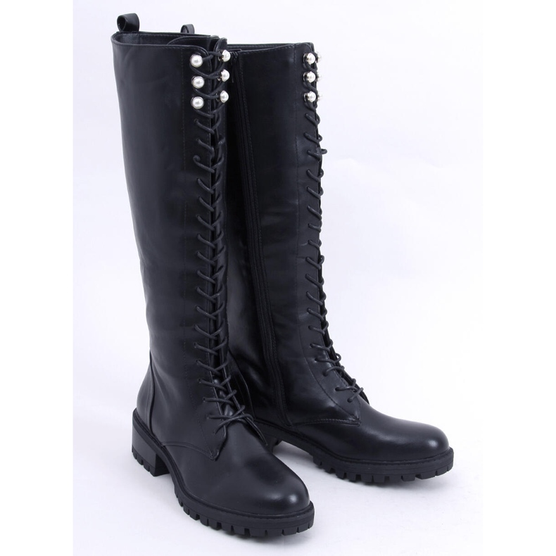PA1 Bottines à lacets femme Tarver Noir le noir 1
