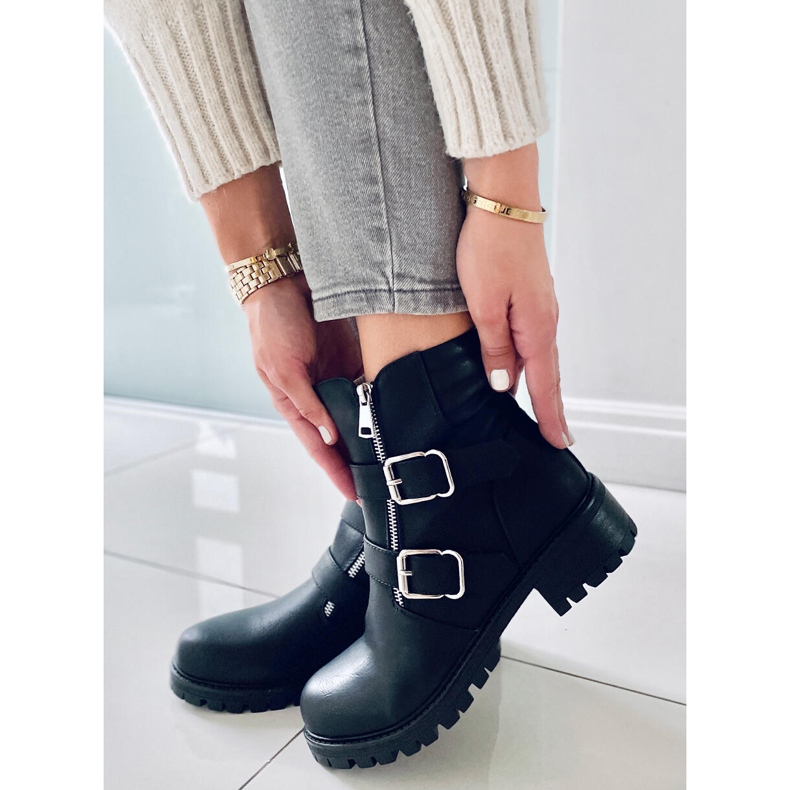 PA1 Bottes militaires Terry noires 2