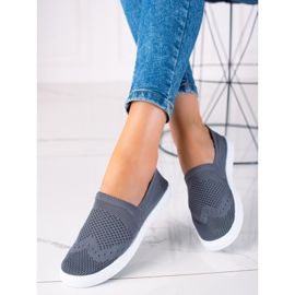 SHELOVET Slipons Gris 2