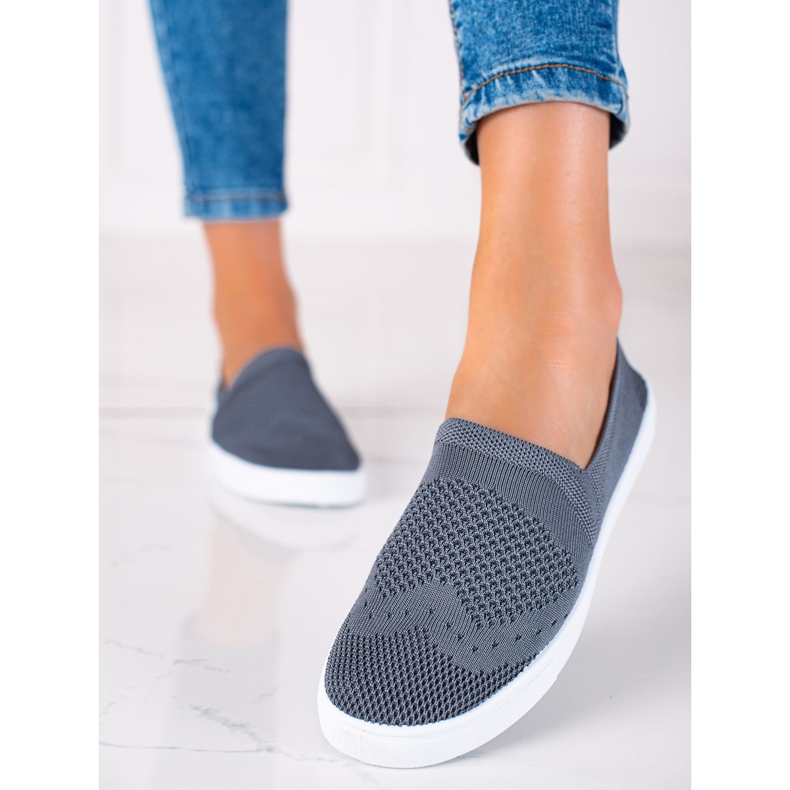 SHELOVET Slipons Gris 1