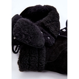 Bottes à Talons Hauts en Daim pour Femme Noir Avely le noir 8