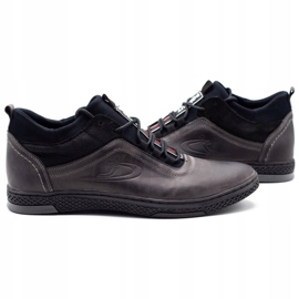 Polbut Bottes d'hiver pour hommes K27F, gris le noir 3 Polbut Bottes d'hiver pour hommes K27F, gris le noir 3