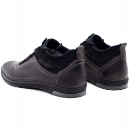 Polbut Bottes d'hiver pour hommes K27F, gris noir 4