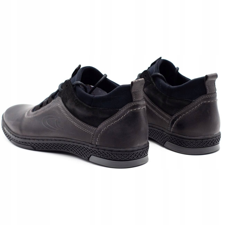 Polbut Bottes d'hiver pour hommes K27F, gris le noir 4 Polbut Bottes d'hiver pour hommes K27F, gris le noir 4