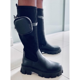 BM Bottes Aytes noires avec pochette le noir 3