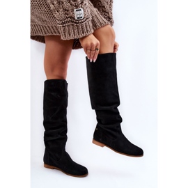 Bottes Genou en Daim pour Femme Maciejka 05790-01 Noir le noir 6
