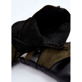 Bottes isolées en daim Laura Messi 2508 Vert 8