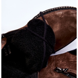 Bottes isolées en daim Laura Messi 2508 Marron brun 7
