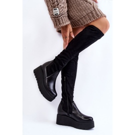 Bottines Compensées Femme Laura Messi 2502 Noir le noir 4