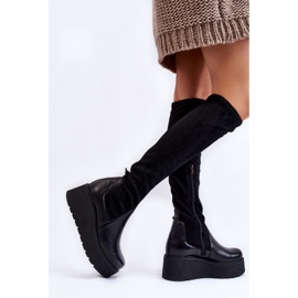 Bottines Compensées Femme Laura Messi 2502 Noir le noir 2