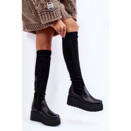 Bottines Compensées Femme Laura Messi 2502 Noir le noir 3