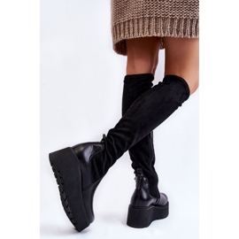 Bottines Compensées Femme Laura Messi 2502 Noir le noir 5