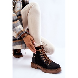 Bottines Trappeur Daim Noires Alette le noir 8