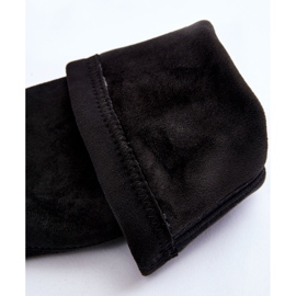 PL5 Bottes aux genoux en daim à plateforme Black Spectrum le noir 5