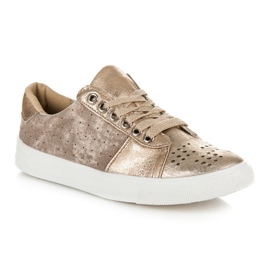 Baskets à lacets KYLIE jaune 2