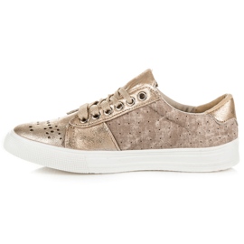 Baskets à lacets KYLIE jaune 3