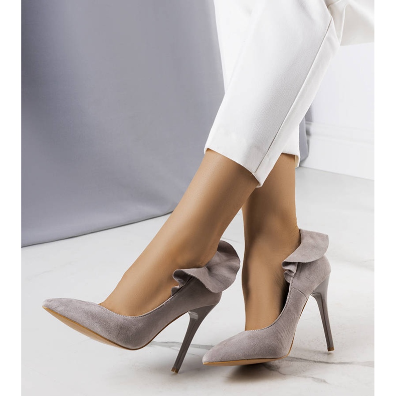 BM Escarpins à volants gris Jasmis 2 BM Escarpins à volants gris Jasmis 2