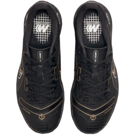 Chaussures de football Nike Mercurial Vapor 14 Academy Ic Jr DJ2861-007 noir noir 1