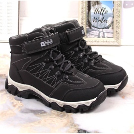 Chaussures de randonnée isolées en laine de mouton eVento Jr EVE390 noir 2