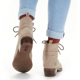 Bottes isolées confortables Rieker W RKR574 beige 4