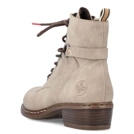 Bottes isolées confortables Rieker W RKR574 beige 6